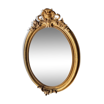 Old beveled mirror