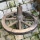 Wheelbarrow old wood and iron