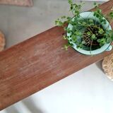 Old solid wood bench