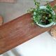 Old solid wood bench