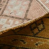 3x12 Soft Red Brown Turkish Runner Rug, 83x365Cm