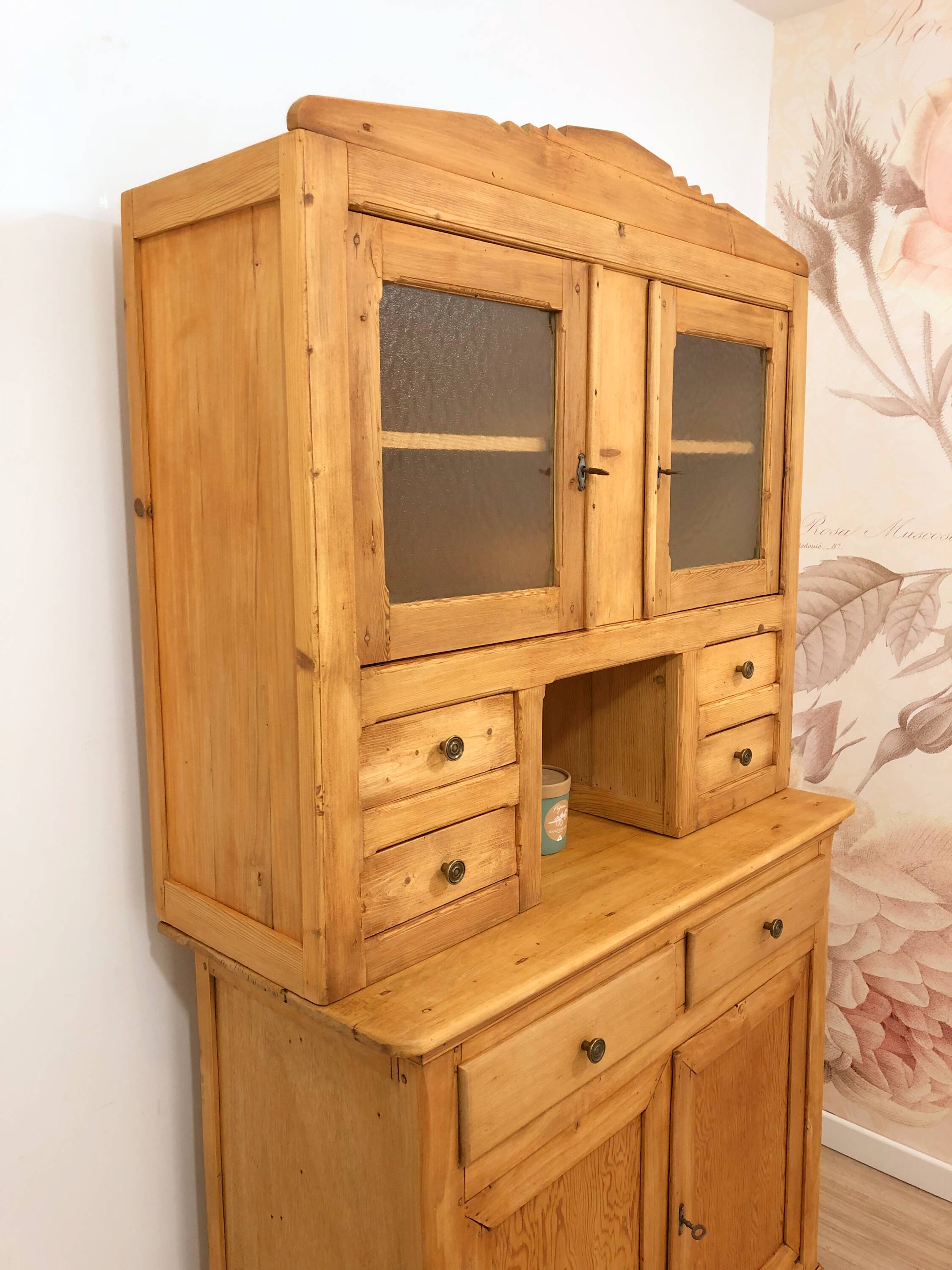 Solid pine country dresser from the 1950s