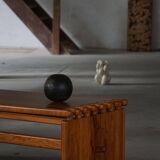 Large rectangular coffee table in solid pine from the mid-century, Danish modern, 1960s.