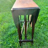 Foldable side table Gateleg in mahogany