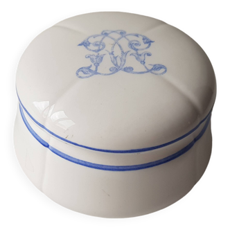 Jewelry box candy box in Yves Delorme Porcelain edited by Gien