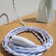 Lampe baladeuse vintage tulipe opaline et laiton
