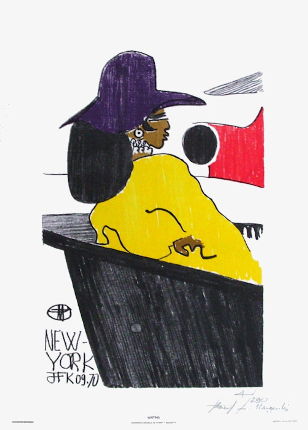 Air france poster by Florent Margaritis