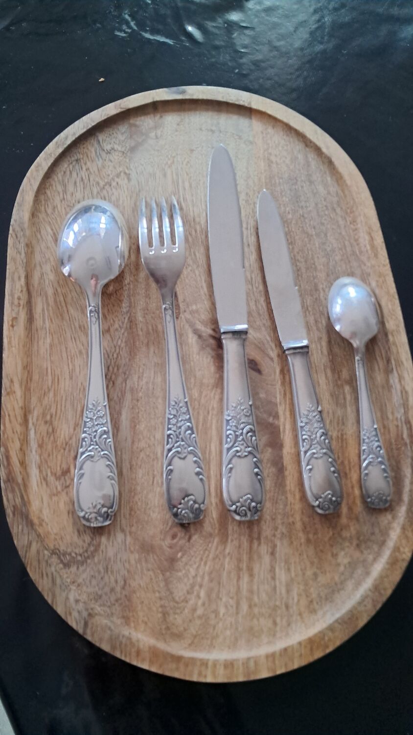 64-piece cutlery set Alfenide