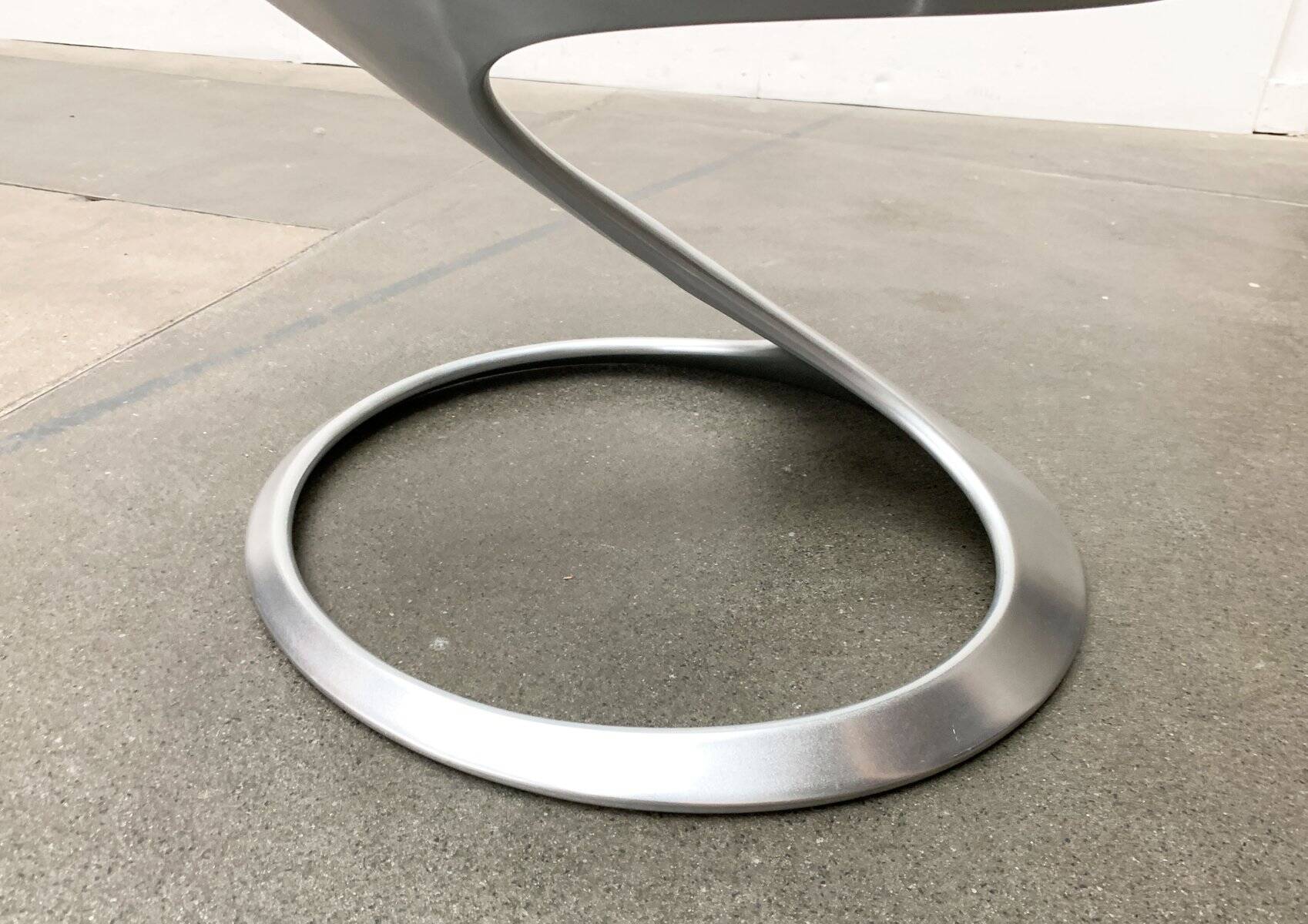 Mid-Century German Space Age side table by Knut Hesterberg for Ronald Schmitt, 1960s