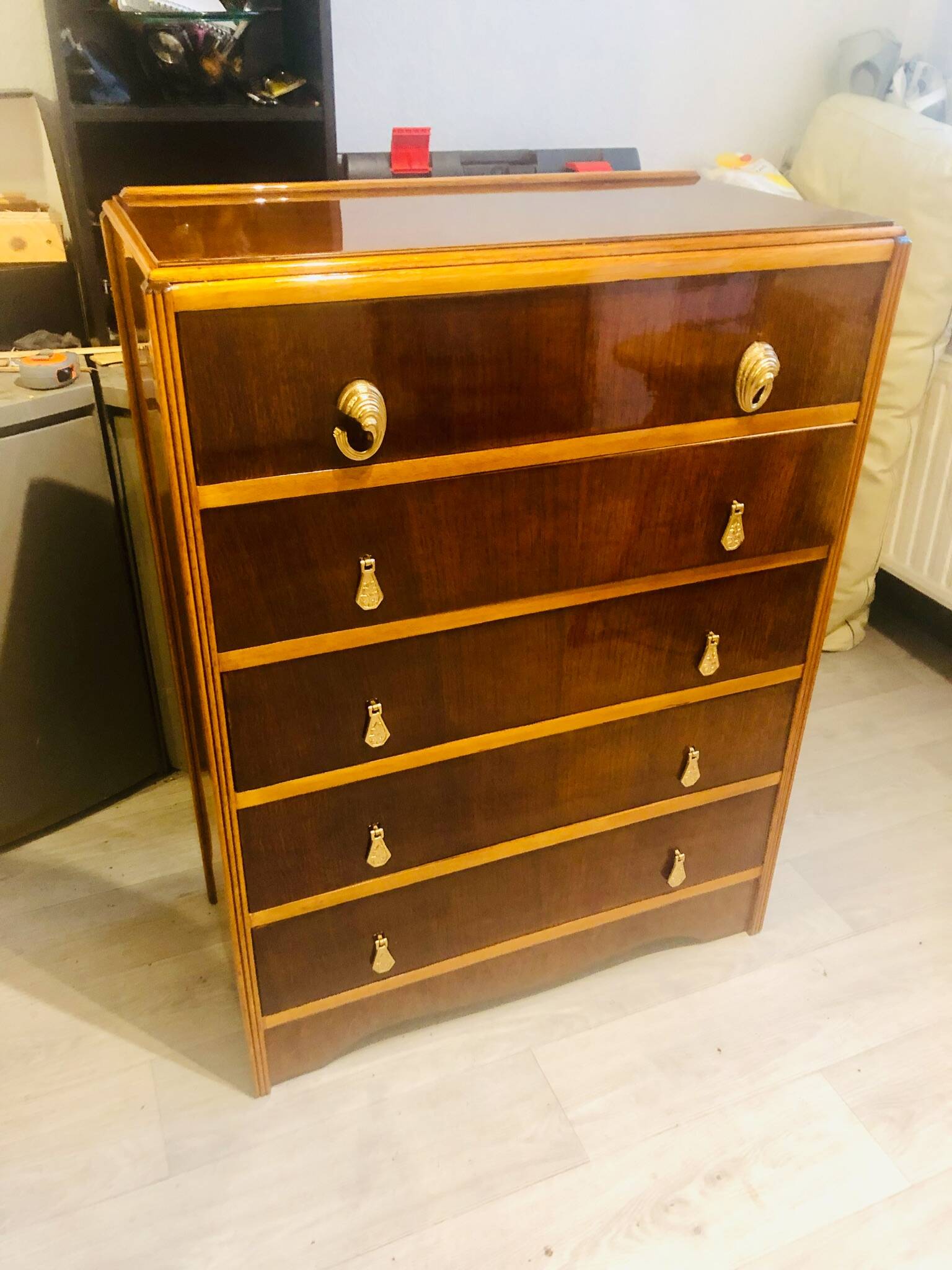 Art Deco chest of drawers, chest of drawers