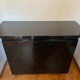 Contemporary black lacquered sideboard