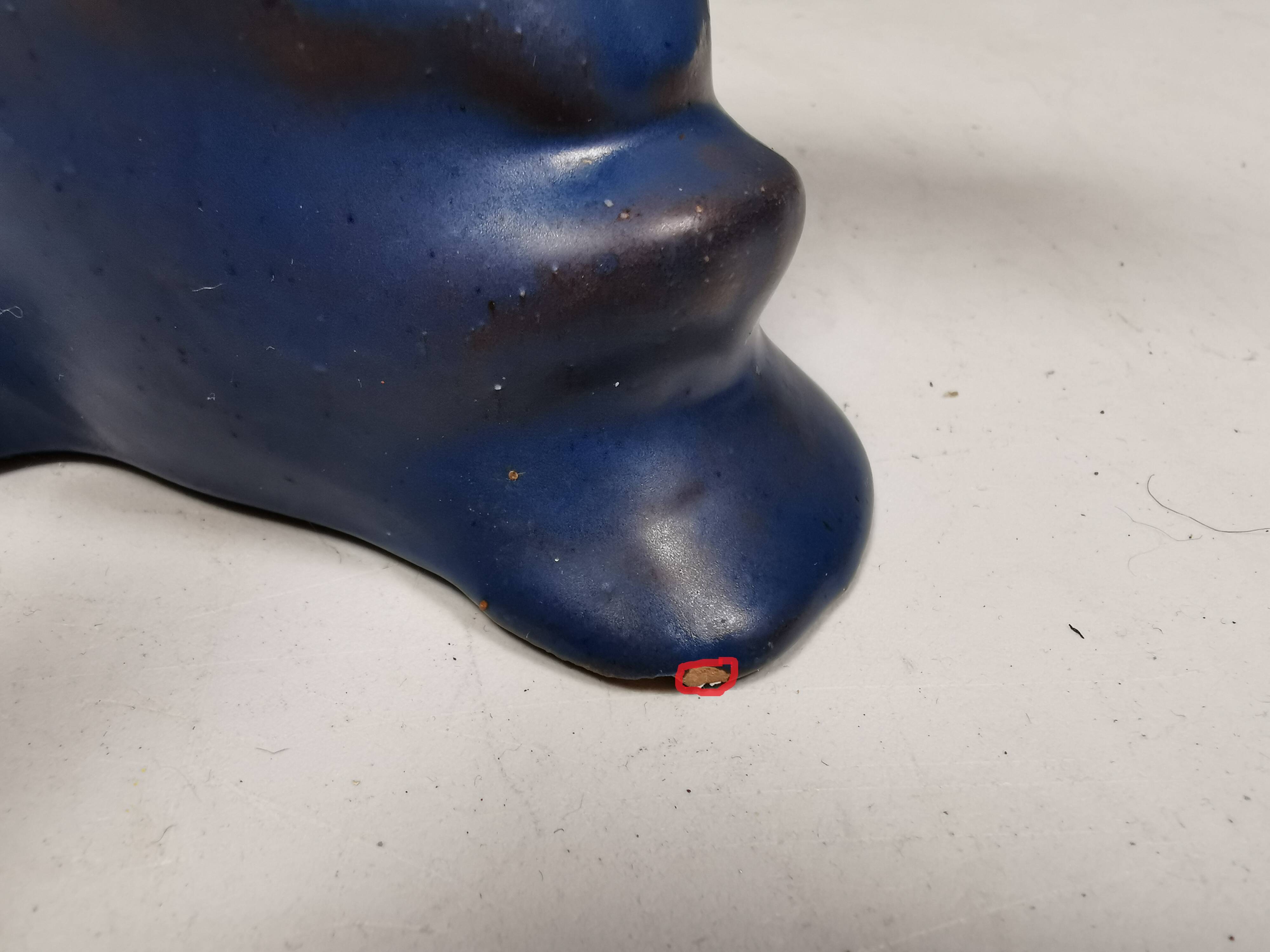 Very beautiful ceramic duck/wading bird, Danish and from the 1970-80s.