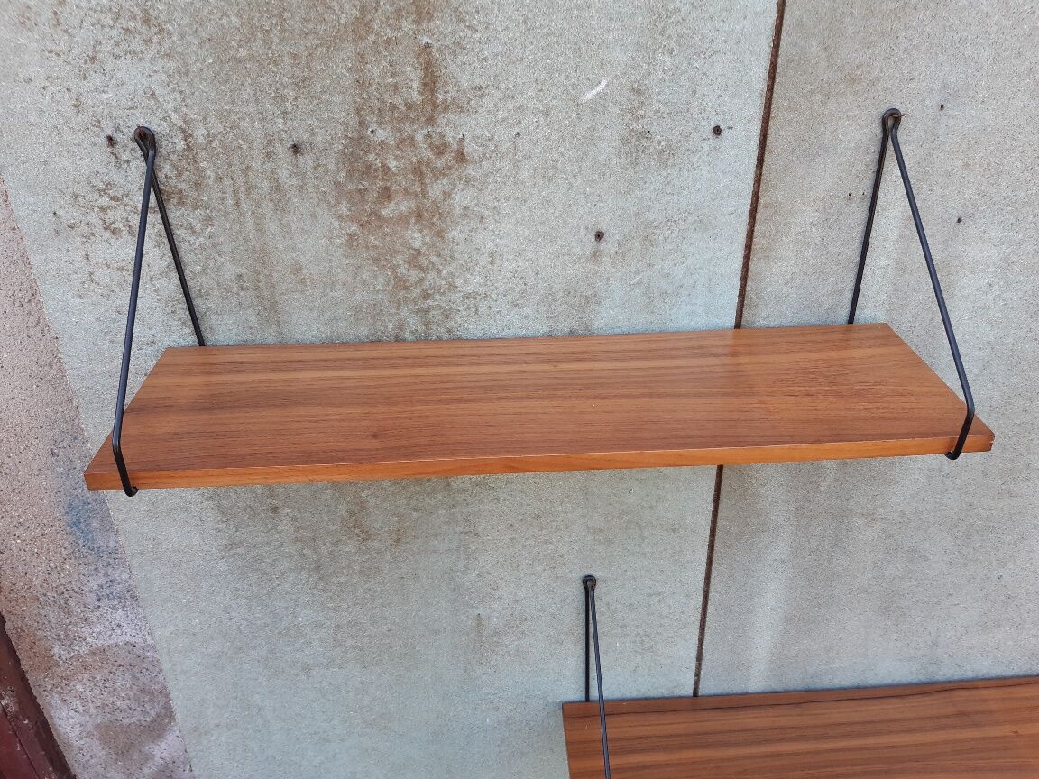 1960 wall shelves, set of 2