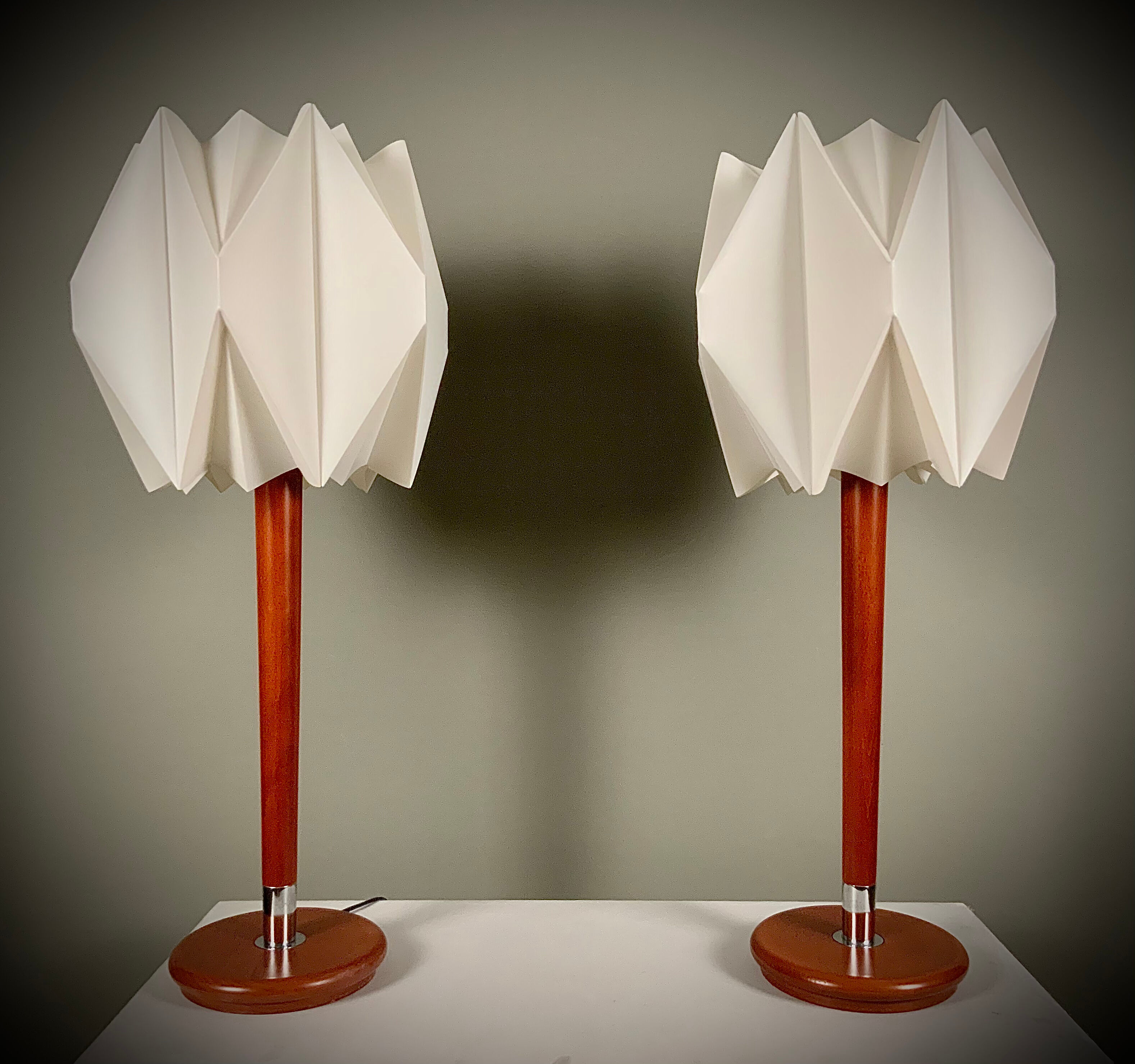 Pair of Scandinavian lamps