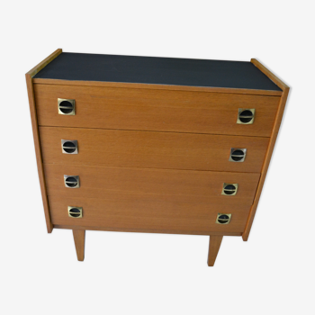 Commode années 60 pieds fuseau