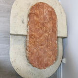 Coffee table in marble and natural stone