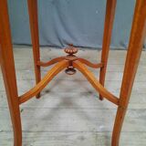 Light wood side table