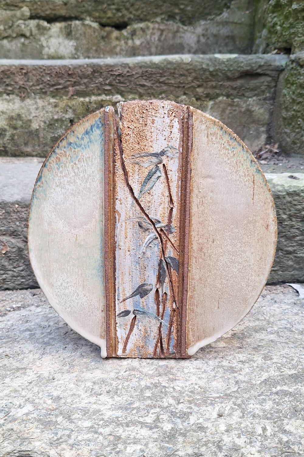 Ceramic vase by Alain and Nadia Pinel
