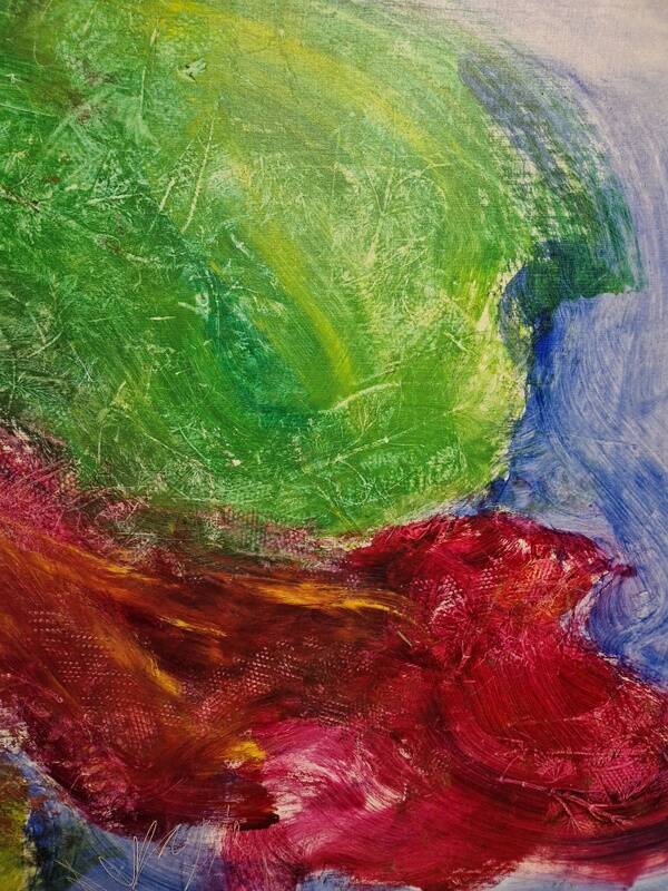 Jean Messagier (1920-1999) - Oil on canvas - Bud rifle