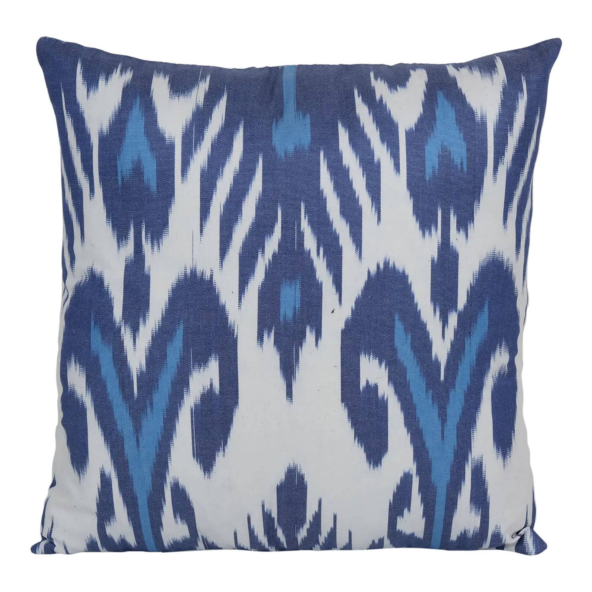 Vintage ikat cushion cover 36x36 cm