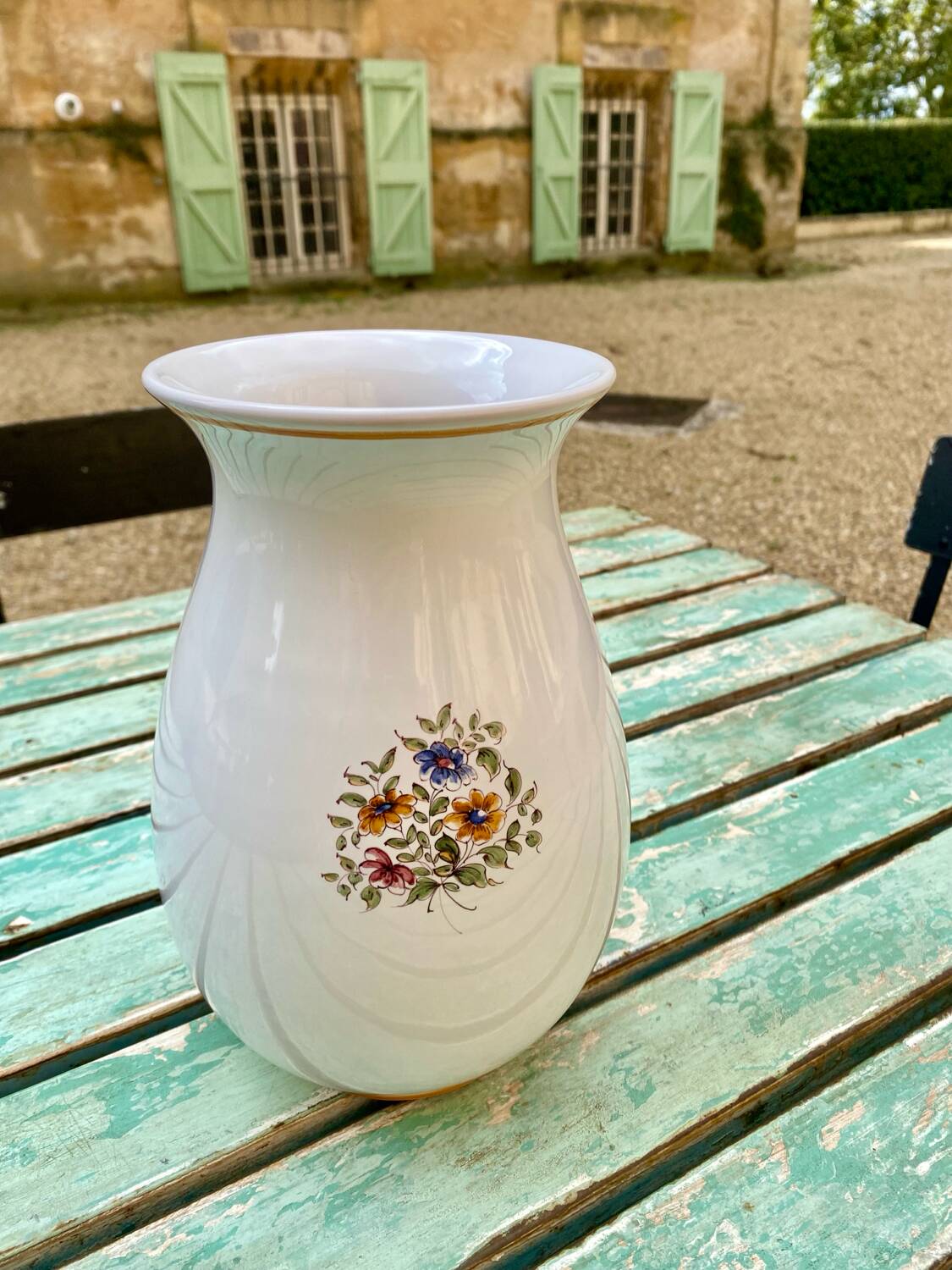 Large Moustiers vase