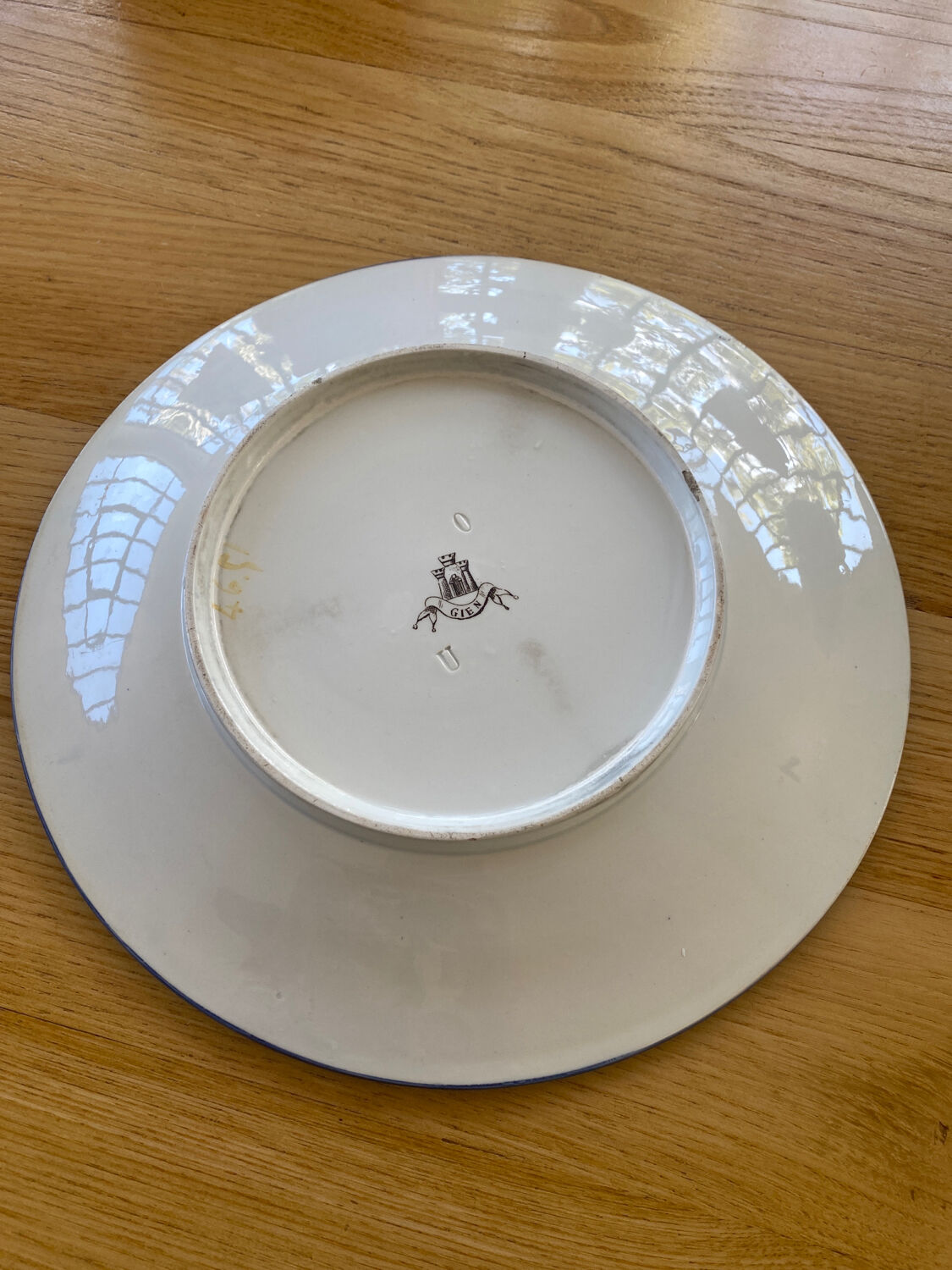 Plat céramique de Gien renaissance