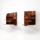 Pair of wall-mounted nightstand by Gio Ponti for Dassi, 1960s