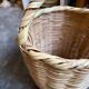 Woven rattan basket