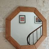 Grand miroir octogonal design scandinave