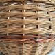 Vintage woven wicker basket