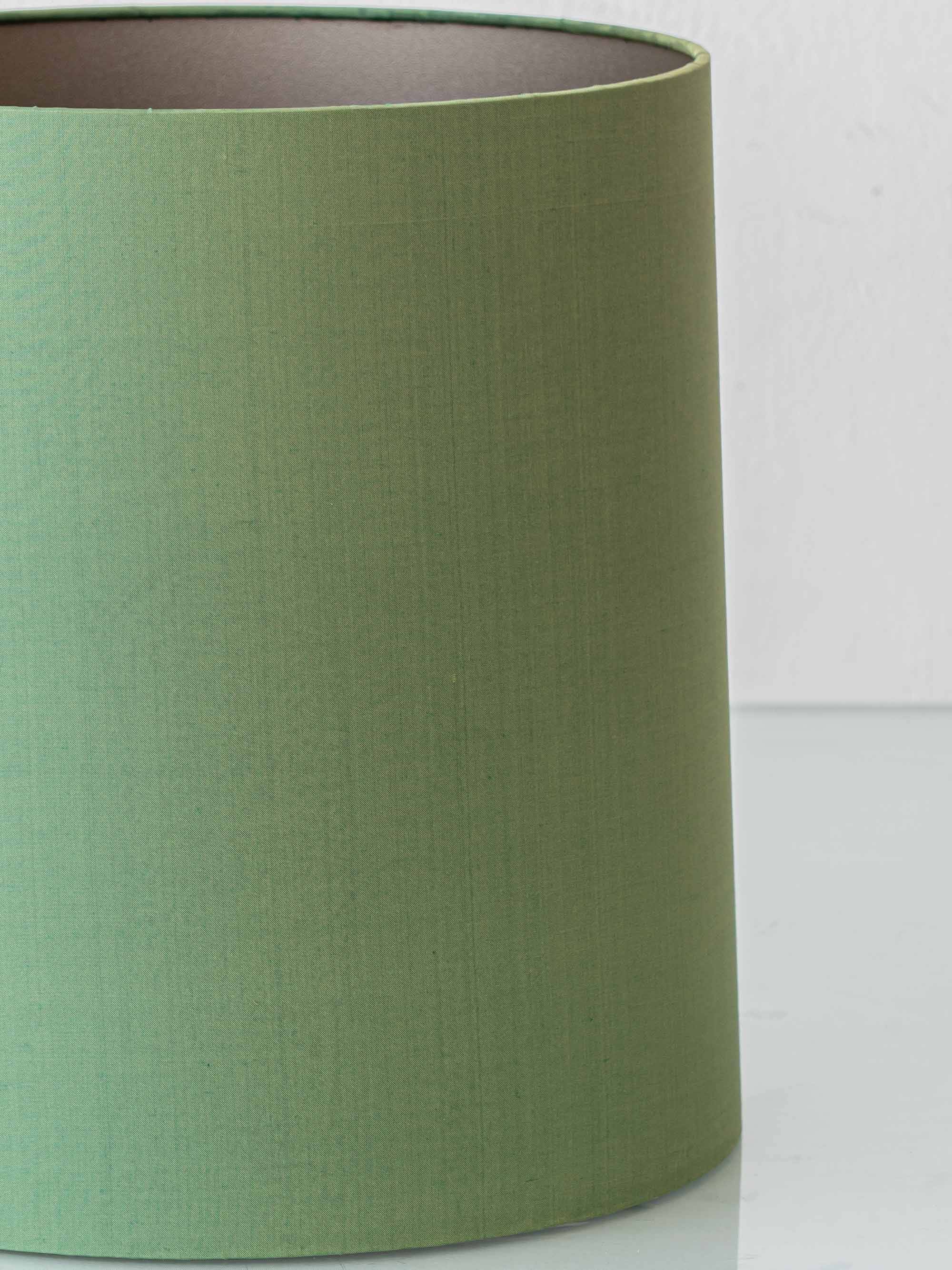 Charles Catteau Frères Keramis Pineapple Table Lamp, New Silk Shade
