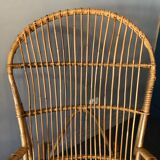 2 rattan rocking chairs