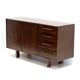 Vintage sideboard with 4 drawers and 2 doors made in the 60s