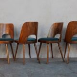 Set de 4 chaises en Noyer Oswald Haerdtl 1955