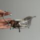 Antique silver-plated sauceboat