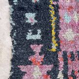Berber carpet Boucherouite 126 x 269 cm