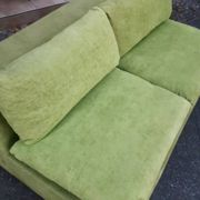 Superb vintage 70s two-seater retro space age sofa