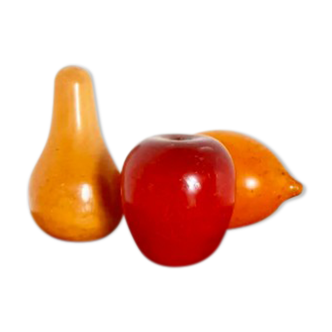 Wooden fruits