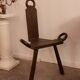 Chaise en bois sculpté