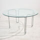 Italian chrome dining set, 7-piece set