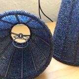 Pair of lampshade day in beads