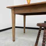 Pine and oak farmhouse table 220 cm
