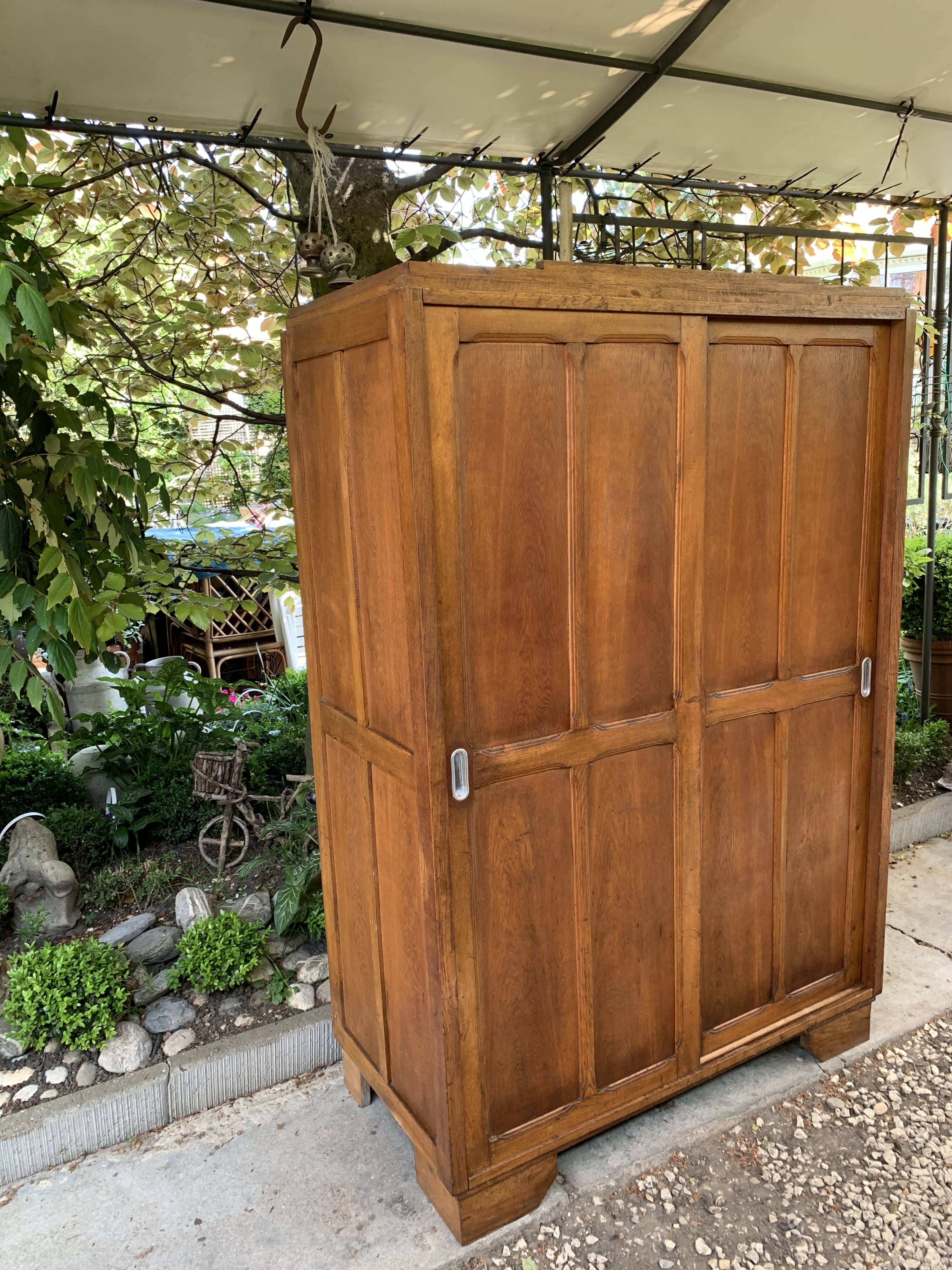 Parisian wardrobe 50's sliding doors