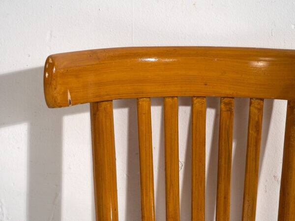 Set of antique bistro chairs (circa 1920). Set of 2 pieces, no. 5