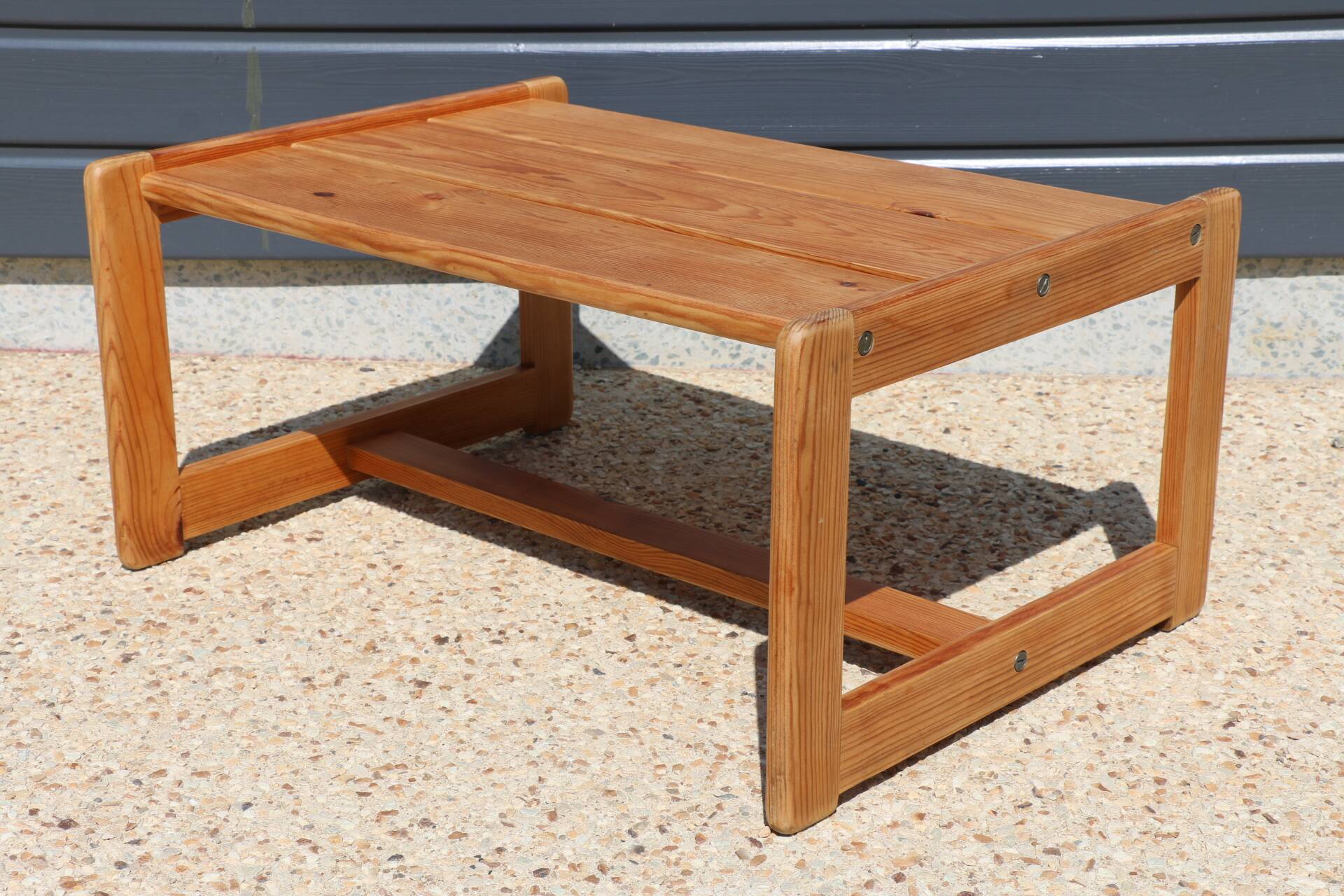 1960s pine coffee table