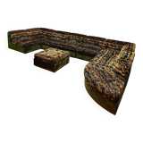 Vintage modular sofa Laauser 'Jungle green'