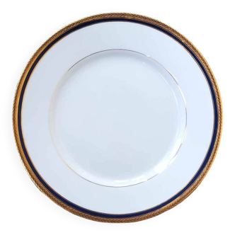 Assiette plate en Porcelaine de Chantilly