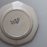 Duo of plates of clairfontaine model INDIANA