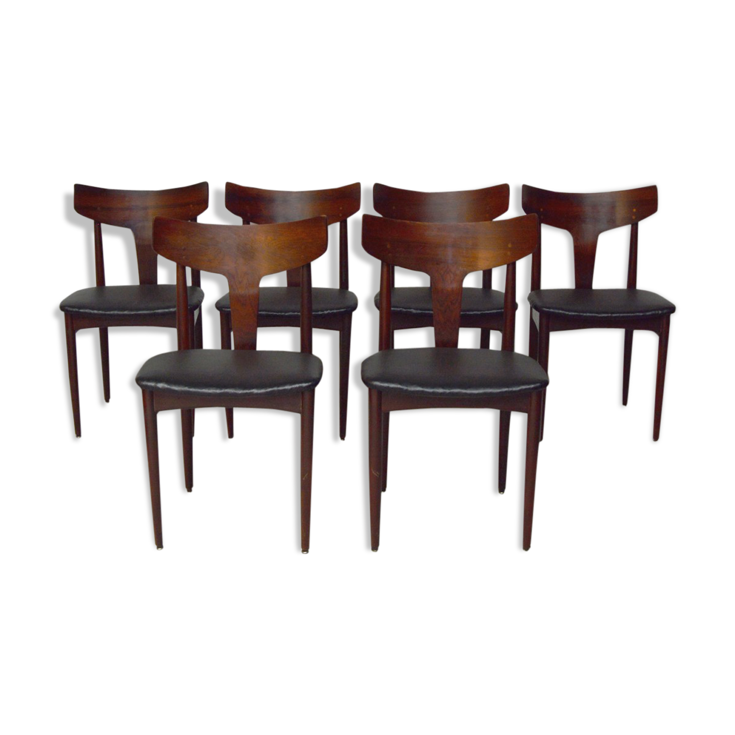 Series of 6 chairs Mahjongg Holland 60