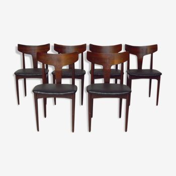 Series of 6 chairs Mahjongg Holland 60